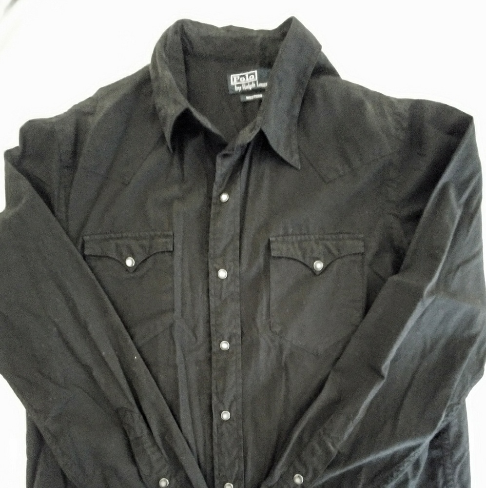 Two POLO by Ralph Lauren Western Casual Dressy L/S